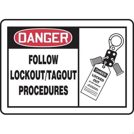 Accuform FDC (Down Arrow), Adhesive Glow Vinyl, 10 in x 14 in, adhesive-coated back MLFX913GF